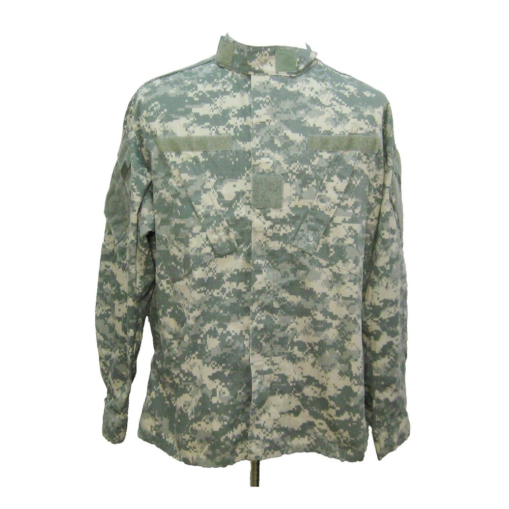 Army Jacket Mens Size Large Military Camouflage Desert Camo Combat Uniform Coat